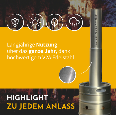 BESTSELLER Die bierbomb ® "Celebrate with Fire"