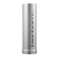 Oberes Ersatzrohr der bierbomb® aus Edelstahl, freigestellt, mit bierbomb®-Schriftzug der Länge nach