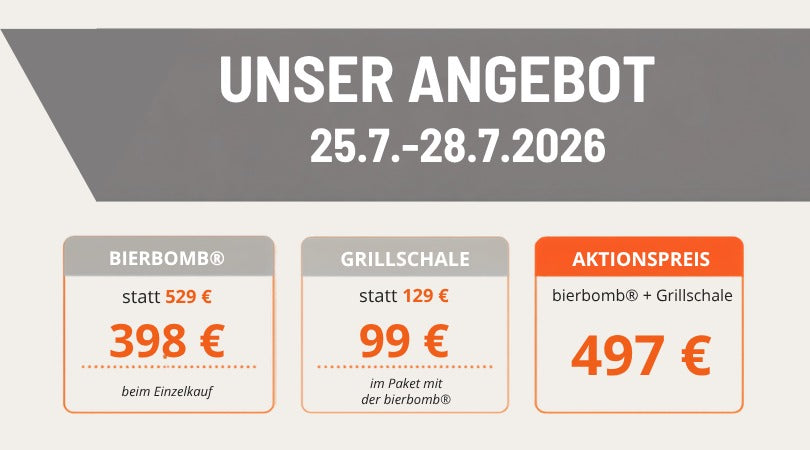 bierbomb Grillpaket – Das komplette Set